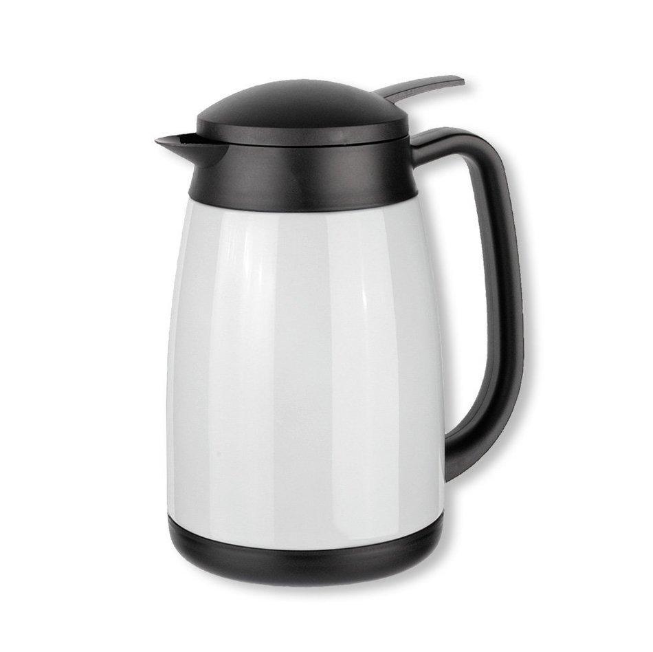Isosteel Tableline Va-9340k 34oz Vacuum Pot with White Color Coating N3