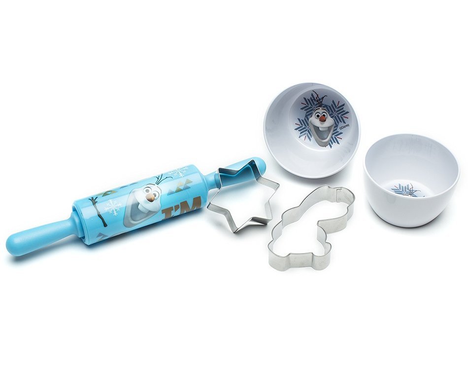 Zak! Designs 4-Piece Tiny Chef Cupcake Baking Set with Elsa & Anna from Frozen N3