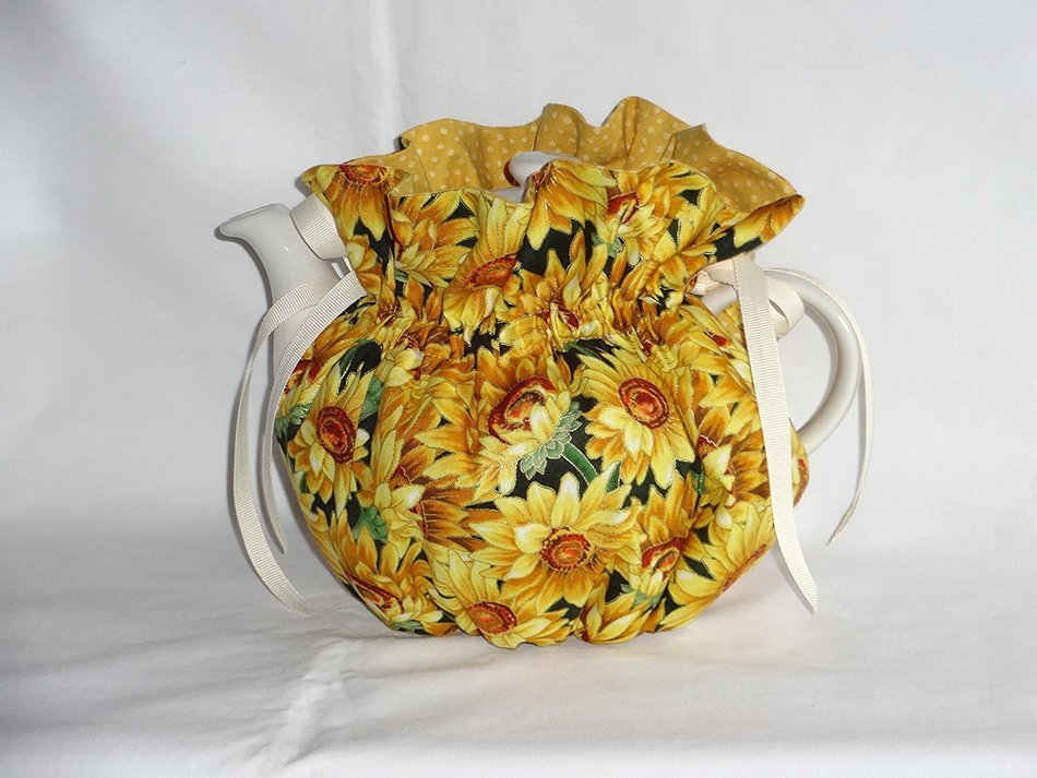 Pretty Sunflowers 6 Cup Reversible Tea Pot Cozy