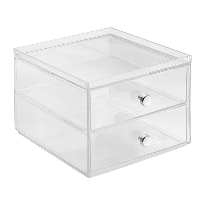 InterDesign Single Serve Coffee Pod Holder for Kitchen Pantry, Countertops - Holds 27 Capsules, Clear N11