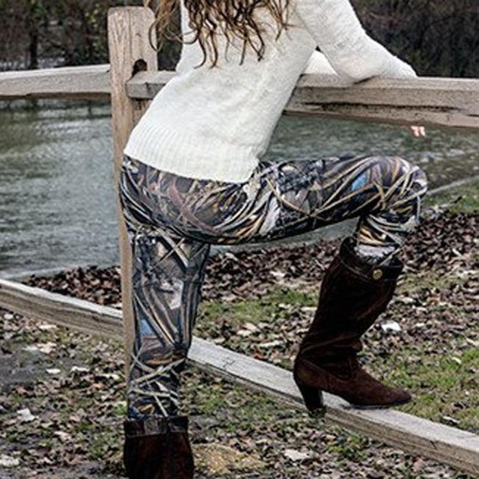 PHOTNO Fashion Women Skinny Printed Stretchy Pants Leggings N48