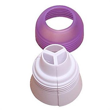 Y&XL&H Icing Piping Bag Nozzle Converter Tri-color Cream Coupler Cake Decorating Tools N2