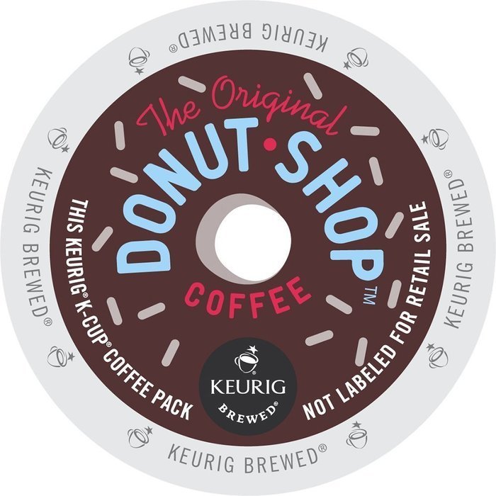 Coffee People Donut Shop Decaf Medium Roast Extra bold, 22-Count K-Cup Portion Pack for Keurig Brewers N18