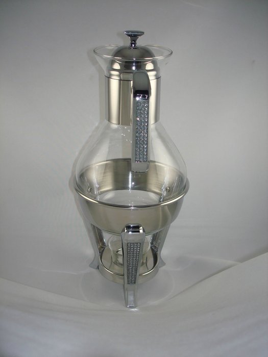 Glitter Stainless Steel Tea/coffee Warmer set N2