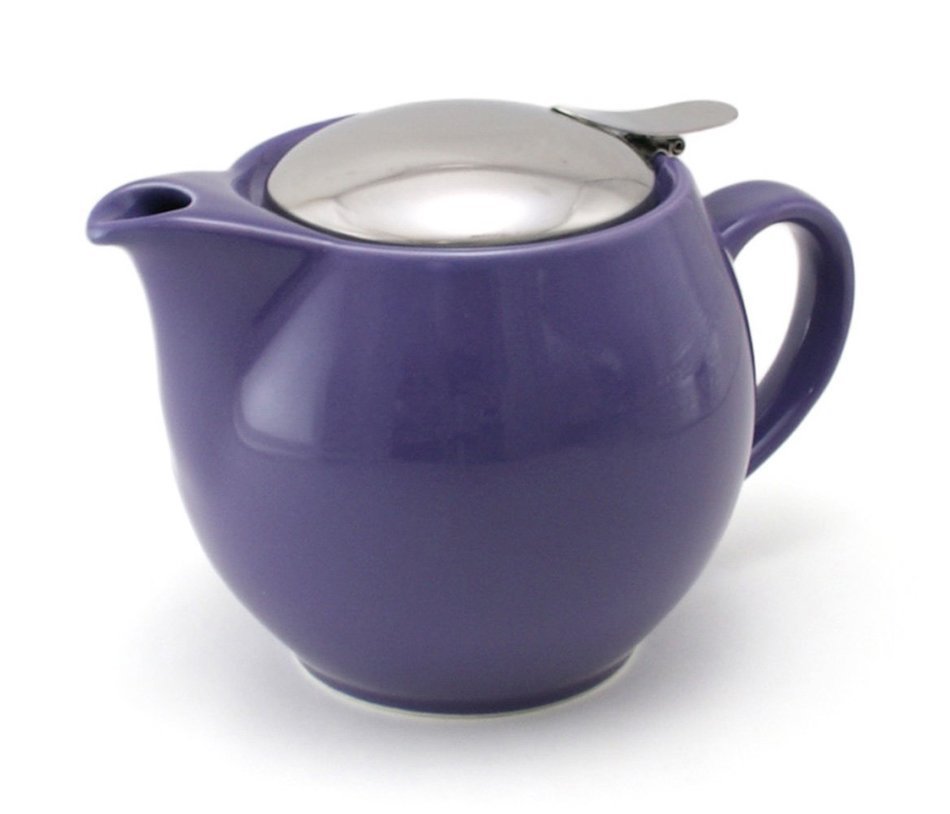 ZEROJAPAN 15oz Round Teapot with SLS Lid and Infuser (Turquoise) N9