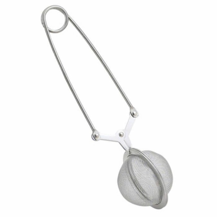 GOOTRADES Stainless Steel Spoon Tea Leaves Herb Mesh Ball Infuser Filter Squeeze Strainer (pack of 2) N3