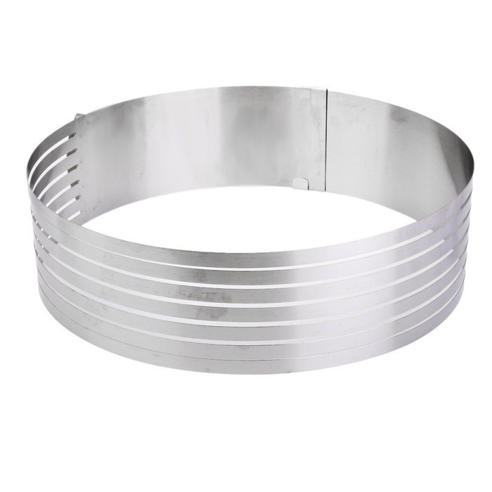 Adjustable 9.5-12 Inch Mousse Layered Cake Mold Baking Ring N2