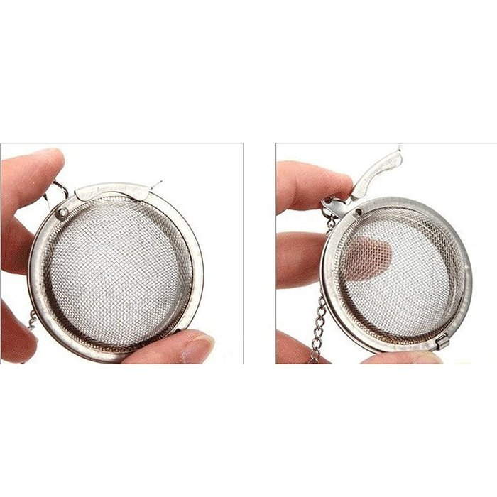SySrion New Stainless Steel Mesh Tea Balls -Quality Stainless Steel - Durable and Rust Resistant(Pack of 6) N3