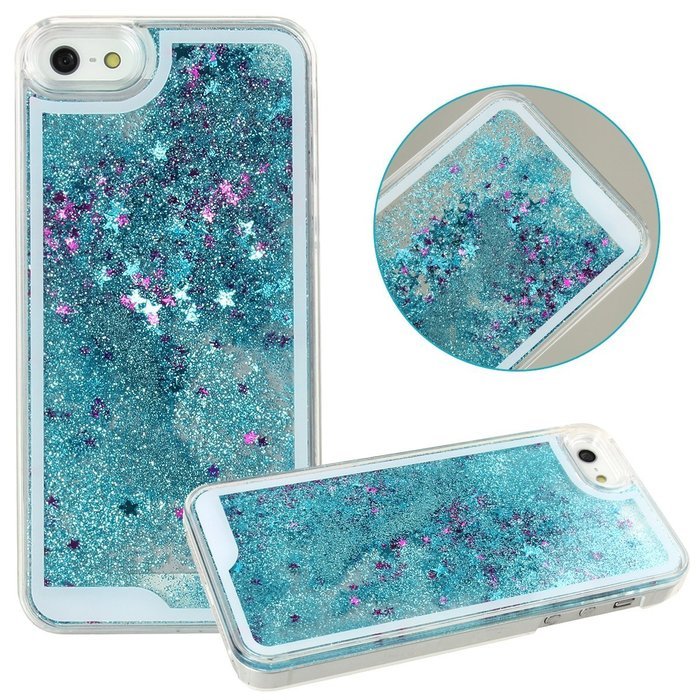 iPhone 4S Case,Phezen Bling Glitter Soft Gel Clear TPU Case for iPhone 4/4S , Glow in the Dark Luminous Heart... N29