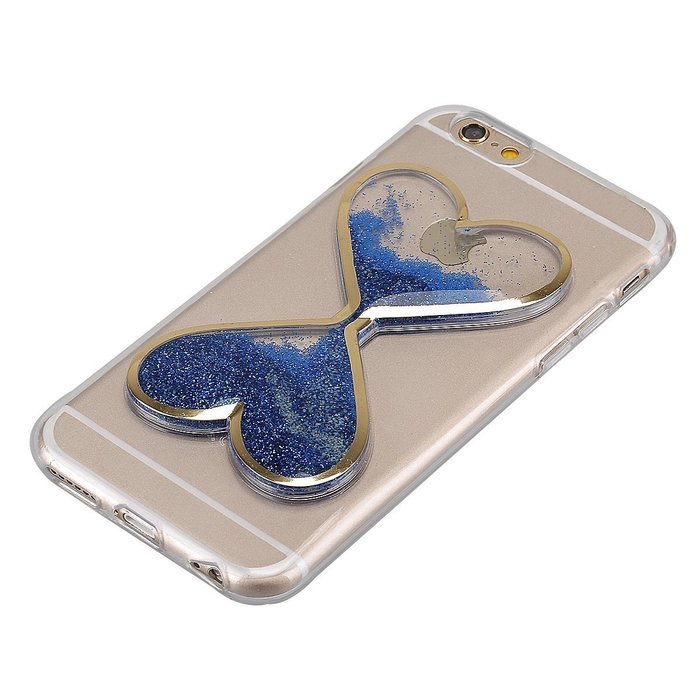 iPhone 4S Case,Phezen Bling Glitter Soft Gel Clear TPU Case for iPhone 4/4S , Glow in the Dark Luminous Heart... N34