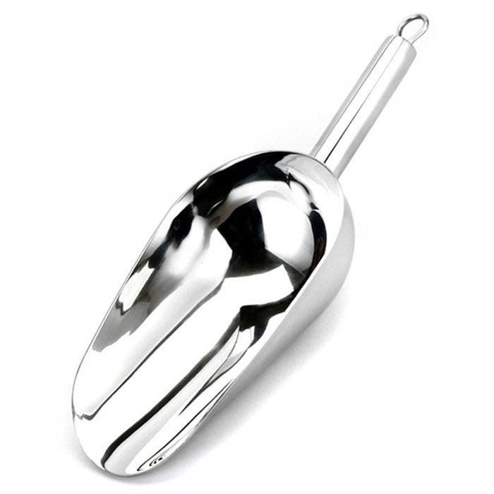HAPPYNUTS ICE SCOOPS Multipurpose Mirror Finished Stainless Steel Scoop, 24 Ounces N5