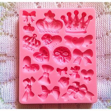 Y&XL&H Bakeware Silicone Crown Baking Molds for Fondant Candy Chocolate Cake N5