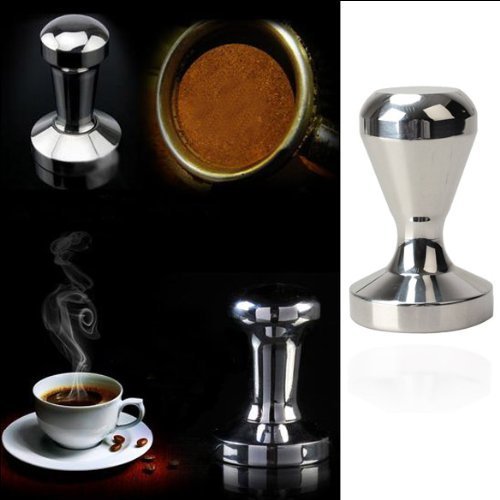 A-szcxtop(TM) Coffee Barista Espresso Tamper 51mm Base Clear Body Stainless Steel Press