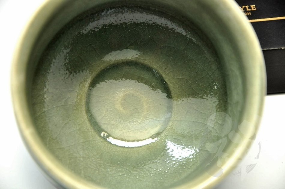 Japanese Mino Yaki ware Matcha Bowl Green Tea 12 / 12 / 8.5cm (4.7 / 4.7 / 3.3inch)[7354] N3