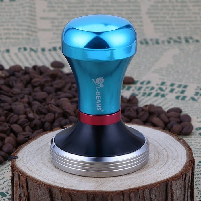 Himine Stainless Steel 399g Coffee Bean Tamper 58mm Espresso Tamper (Black) N9