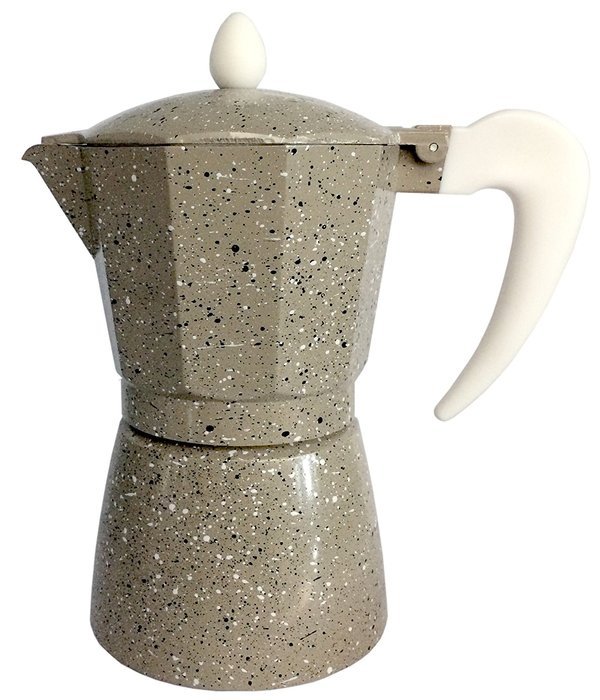 Cuisinox Crema COF-9MA 9-Cup Espresso Stovetop Coffeemaker, Beige