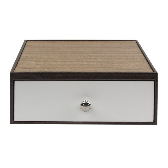Jack Cube Leather Tea Box Storage Box Tea Bag Organizer Holder Tea Storage Drawer Holder with 12 Compartments(... N4