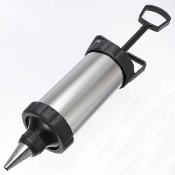 UR Bakeware Metal Cake Decorating Pastry Icing Piping Gun 4 Nozzle Tip Set N9