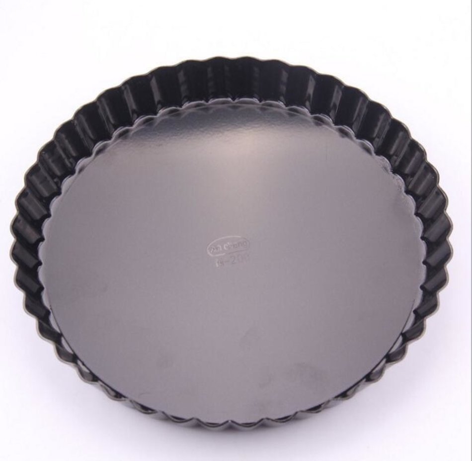 Ancdream 11 inch Non-Stick Removable Loose Bottom Quiche Pan, Round Tart Quiche Pan N4