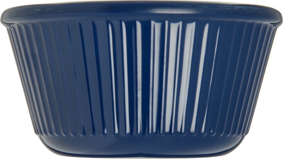 Carlisle S28760 Melamine Fluted Ramekin, 4 oz Capacity, 1.78" Height, Cobalt Blue (Case of 48)