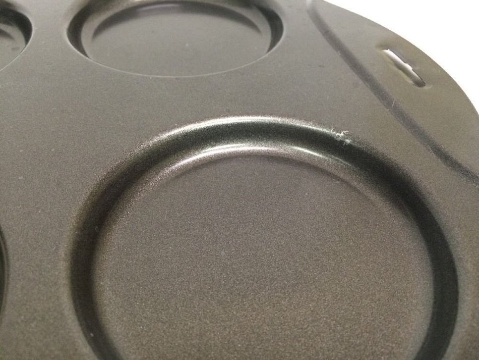 Norpro Puffy Muffin Top Pan Makes 6 Non Stick Crowns 4" Wide .5" Deep 2-Pack N3