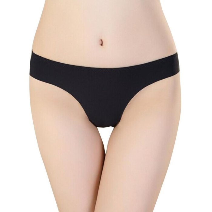 Underswear Laimeng, Hot Women Invisible Underwear Thong Cotton Spandex Gas Seamless Crotch (Purple) N12