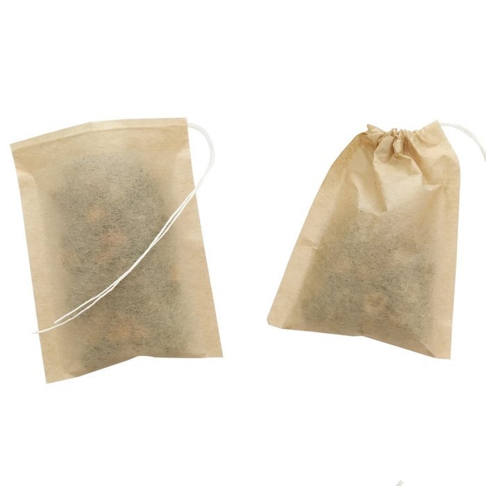 Anlian Disposable Tea Filter Bags Tea Infuser Bags Wood-pulp Paper with Drawstring 100pcs N2