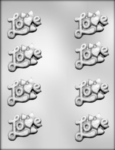 CK Products L-O-V-E with Small Hearts Chocolate Mold
