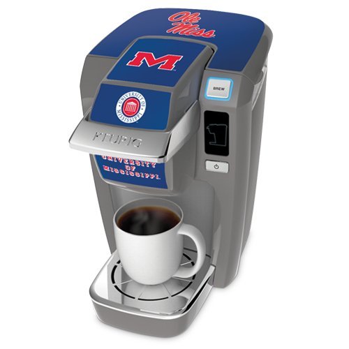 Keurig K10 Platinum Mini Plus Single Cup Personal Brewer with University of Mississippi Decal Kit
