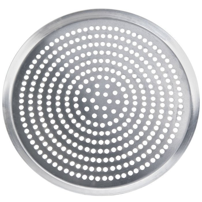 American Metalcraft CAR16SP 16" Super Perforated Heavy Weight Aluminum CAR Pizza Pan N2