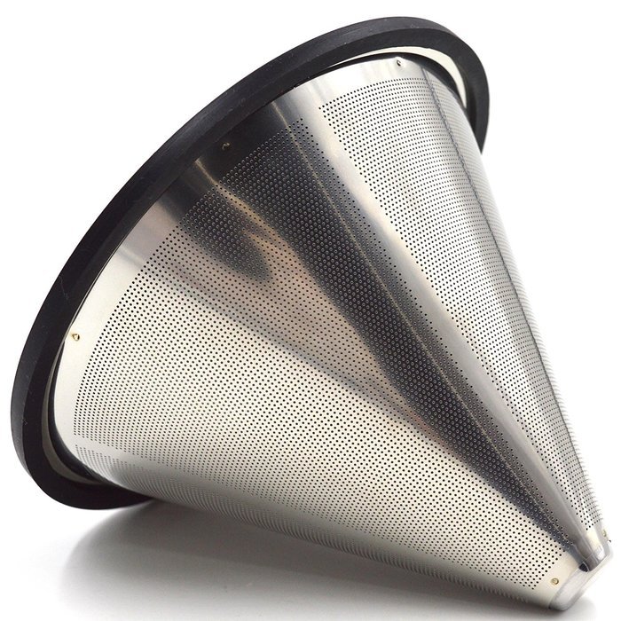 YC-Houseware Cone Coffee Filter 304 Stainless Steel Paperless Pour Over Coffee Dripper With Extra Fine Mesh Fits... N6