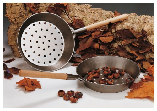 Eddingtons Chestnut Roaster with Wooden Handle, Steel