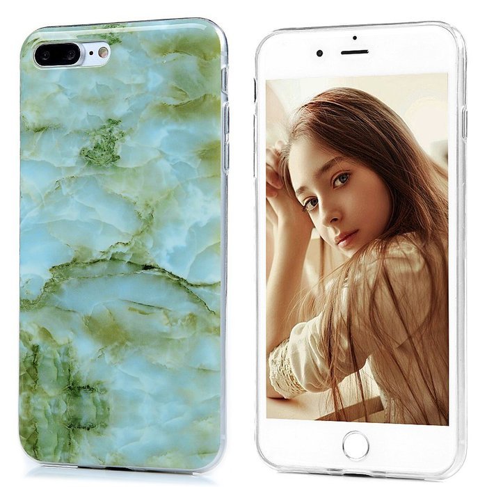 Badalink iPhone 7 Plus Case (5.5") Shockproof Drop Protection Soft TPU Bumper Protective Back Cover Flexible Colorful... N34