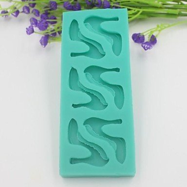 Sher High-heeled Shoes Shaped Fondant Cake Chocolate Mold N3