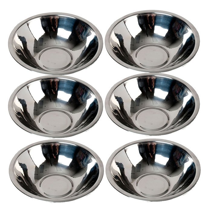 Set of 6 Black Duck Brand Stainless Steel Mixing Bowls 1.5 QT (6) N3