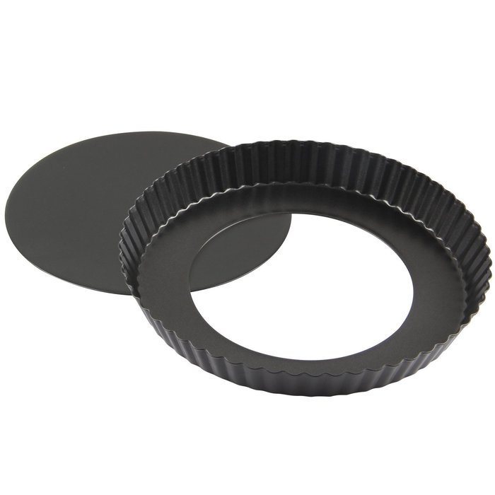 Yilove Pizza Pan, Heavy Carbon Steel Round Pan, Durable, Non-stick, 8 inch N14