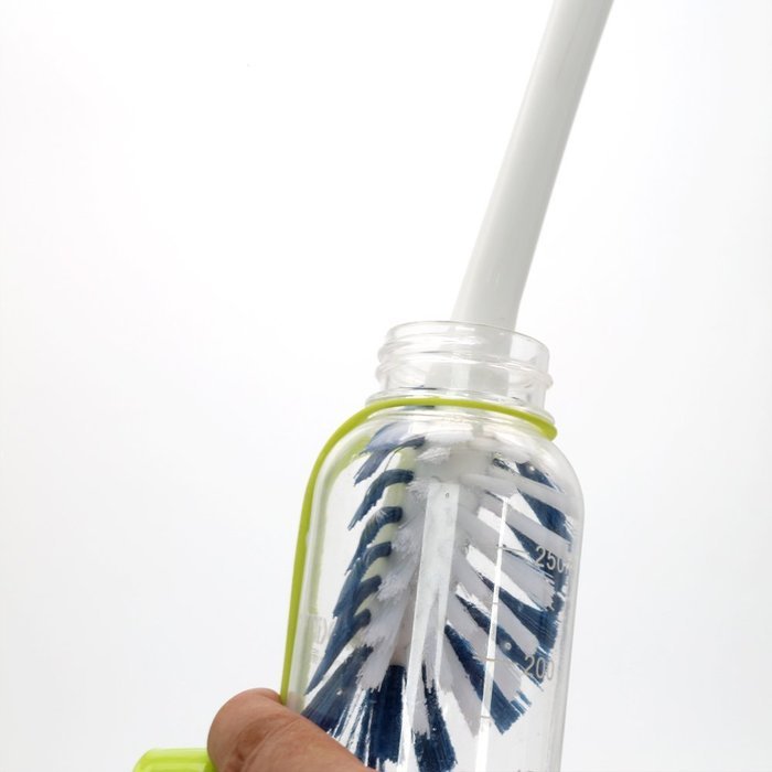 NATIONALMATER Bottle Cleaning Brushes, Cleaning Brush, Cleaner for Narrow Neck Bottles Cups with Hook, Set of 10 N16