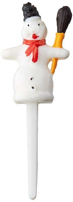 Oasis Supply - 24 Christmas Cupcake Cake Toppers plus Bonus 50 Free Fun Stickers (Penguin w/ Scarf Ring) N6