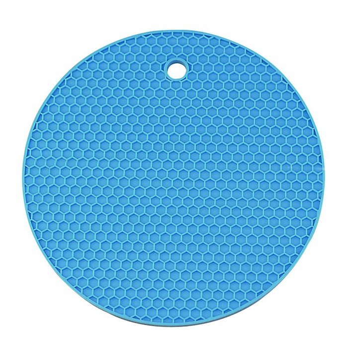 Kaimao Silicone Round Coasters Heat Resistant and Non-slip for Trivets, Potholders, Table Mats 18cm*18cm/7.09"... N11