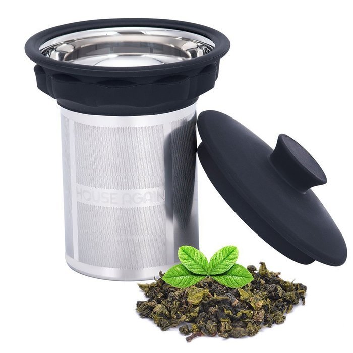 Loose Tea Infuser Filter Extra Fine Mesh Stainless Strainer Steeper Basket for Brewing Steeping Loose Leaf Tea... N5