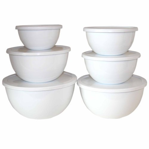 Reston Lloyd Calypso Basics 12-Piece Bowl Set, White