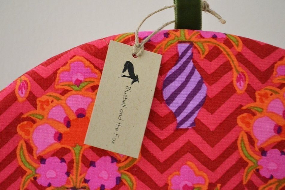 Bright Pink, Orange and Purple Artisanal Cotton Insulated Tea Cozy - Kaffe Fassett Floral Bouquet Print - 34Sizes N2
