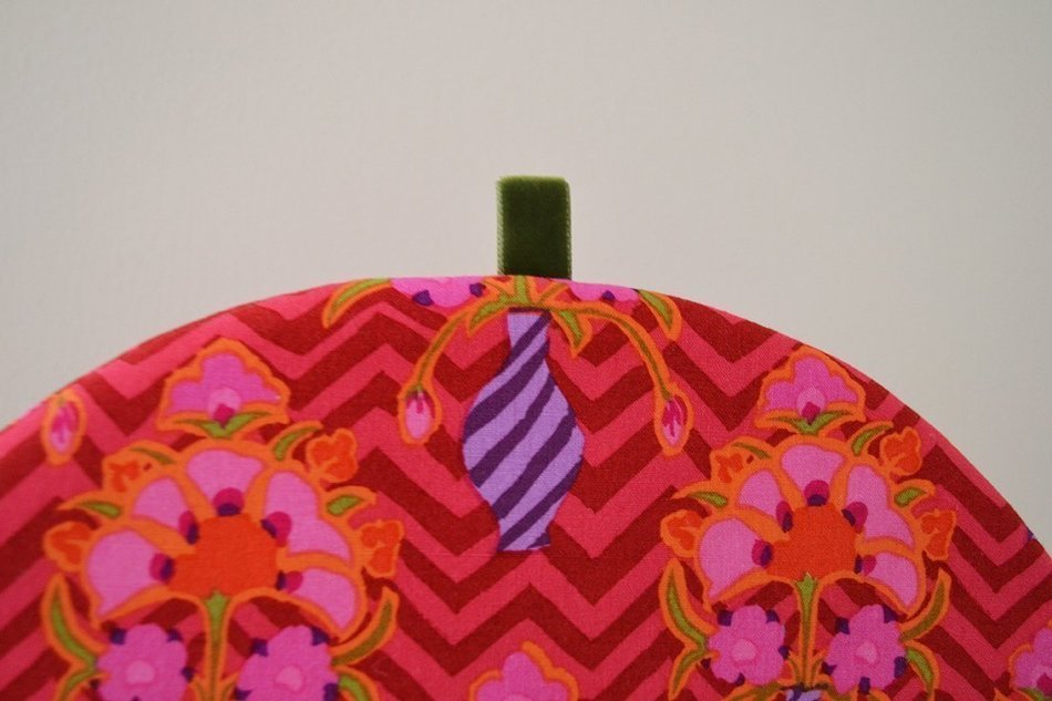Bright Pink, Orange and Purple Artisanal Cotton Insulated Tea Cozy - Kaffe Fassett Floral Bouquet Print - 34Sizes N3