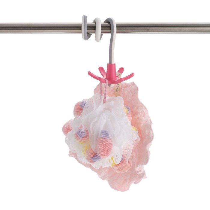 Richell Twist 'N Turn Hook, Pink N2