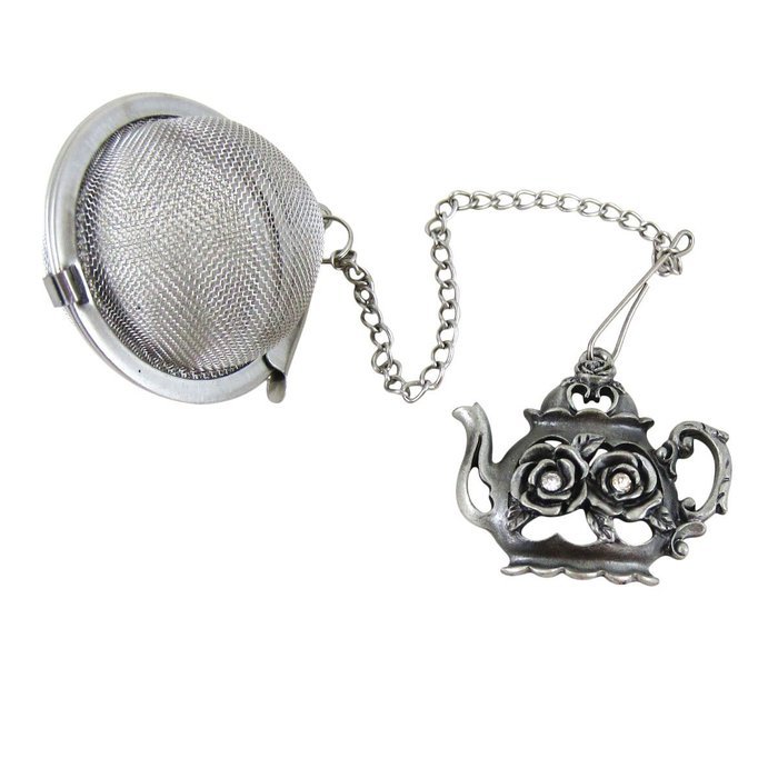 Stainless Steel Tea Ball With Teapot Charm N3