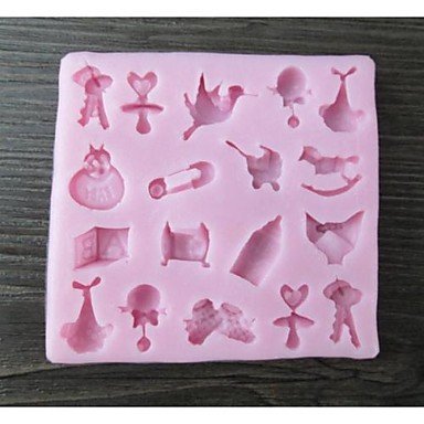 Y&XL&H Key Bird Shoes Baking Fondant Cake Choclate Candy Mold,L8.3cmW7.7cmH1.2cm N2