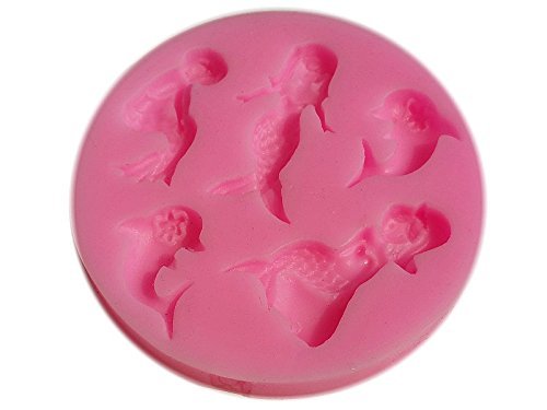SHINA 1Pc Mermaid DIY 3D Silicone Cake Mold N5