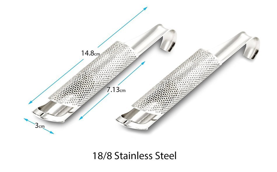 Tea Commission Tea Infuser Steeper Strainer Stick Pipe, Premium Extra Fine Mesh Stainless Steel Filter for Loose... N11