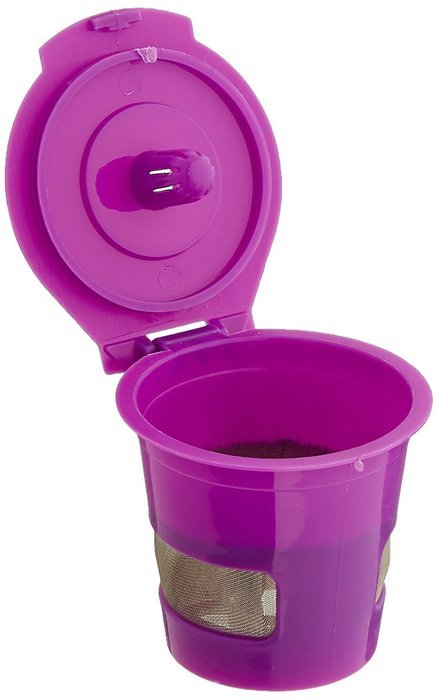 Farberware 18US5243c Refillable/Reusable Keurig Coffee K Cup Filter for 1.0 & 2.0 Brewers, Purple N4