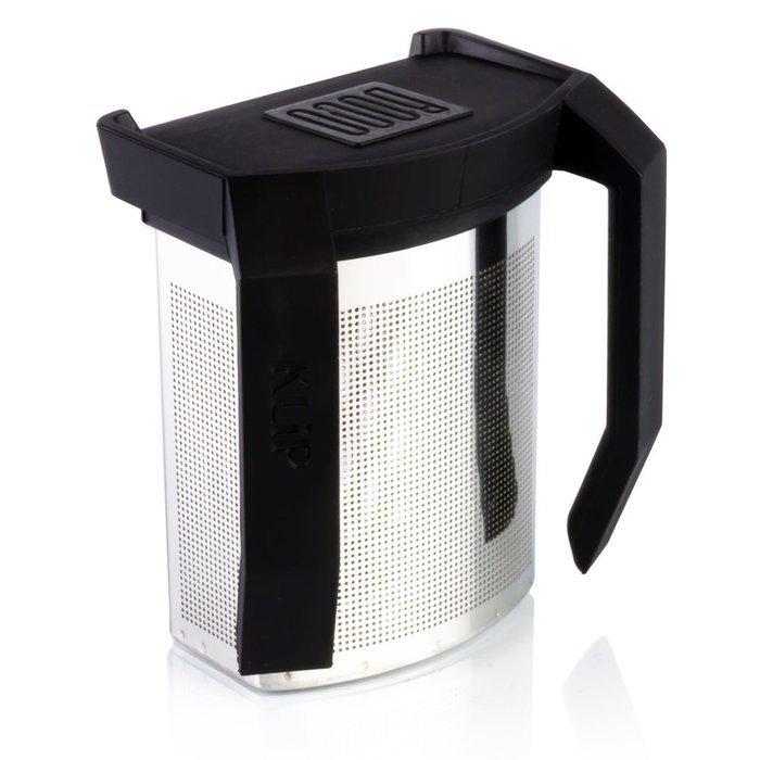 Boco Clip On Tea Infuser Brewer For Office w/ Drip Catcher. Sip While Brewing Too! (KLiP - Sky Blue) N23